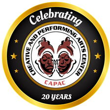 Creative and Performing Arts Center: 20th Anniversary Logo